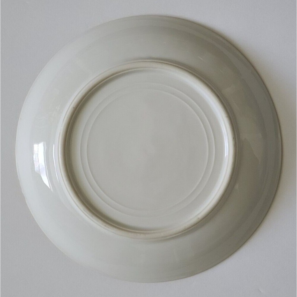 Nippon Hand Painted Porcelain Saucer Plate Floral Gold White 5.5" - Picture 4 of 5